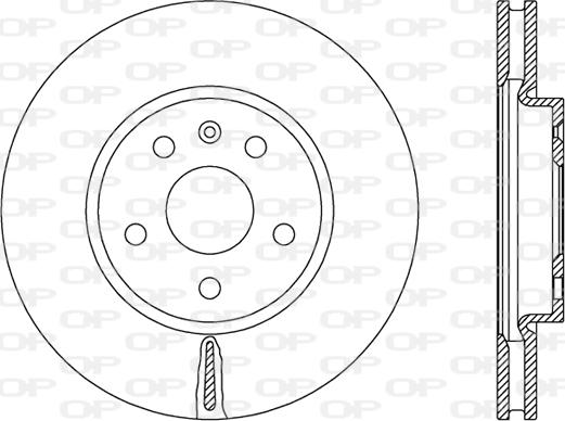 Opel 095516918 - Jarrulevy inparts.fi