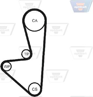 Optibelt ZRK 1118 - Hammashihnat inparts.fi