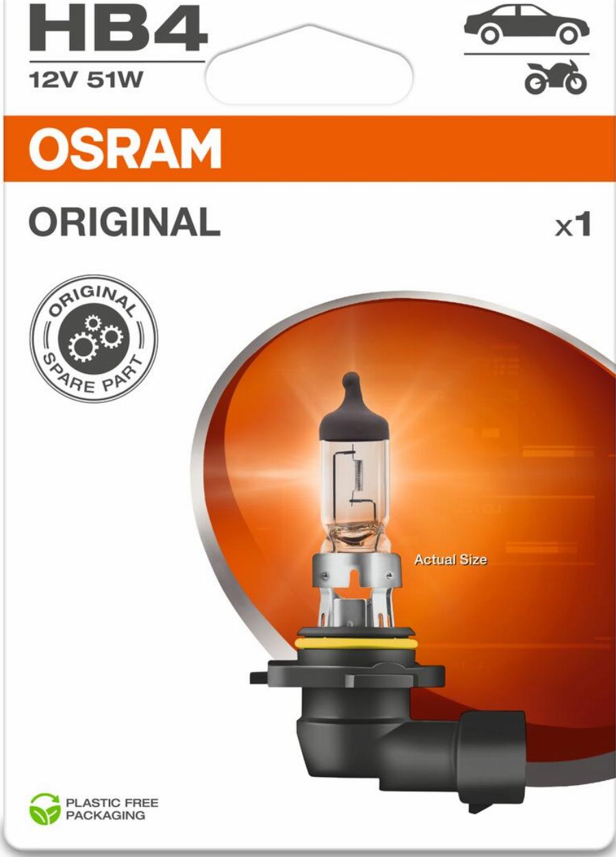 Osram 9006-1BL - Polttimo, kaukovalo inparts.fi