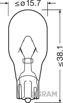 Osram 921NA - Polttimo, vilkkuvalo inparts.fi