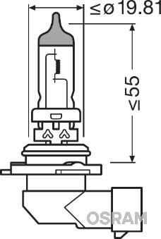 Osram 9006NL-HCB - Polttimo, kaukovalo inparts.fi