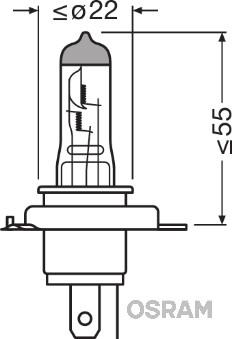 Osram 64193NBU-01B - Polttimo, kaukovalo inparts.fi