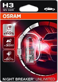 Osram 64151NBU-01B - Polttimo, kaukovalo inparts.fi