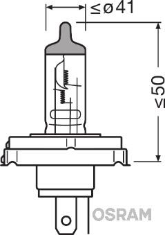 Osram 64183-01B - Polttimo, kaukovalo inparts.fi