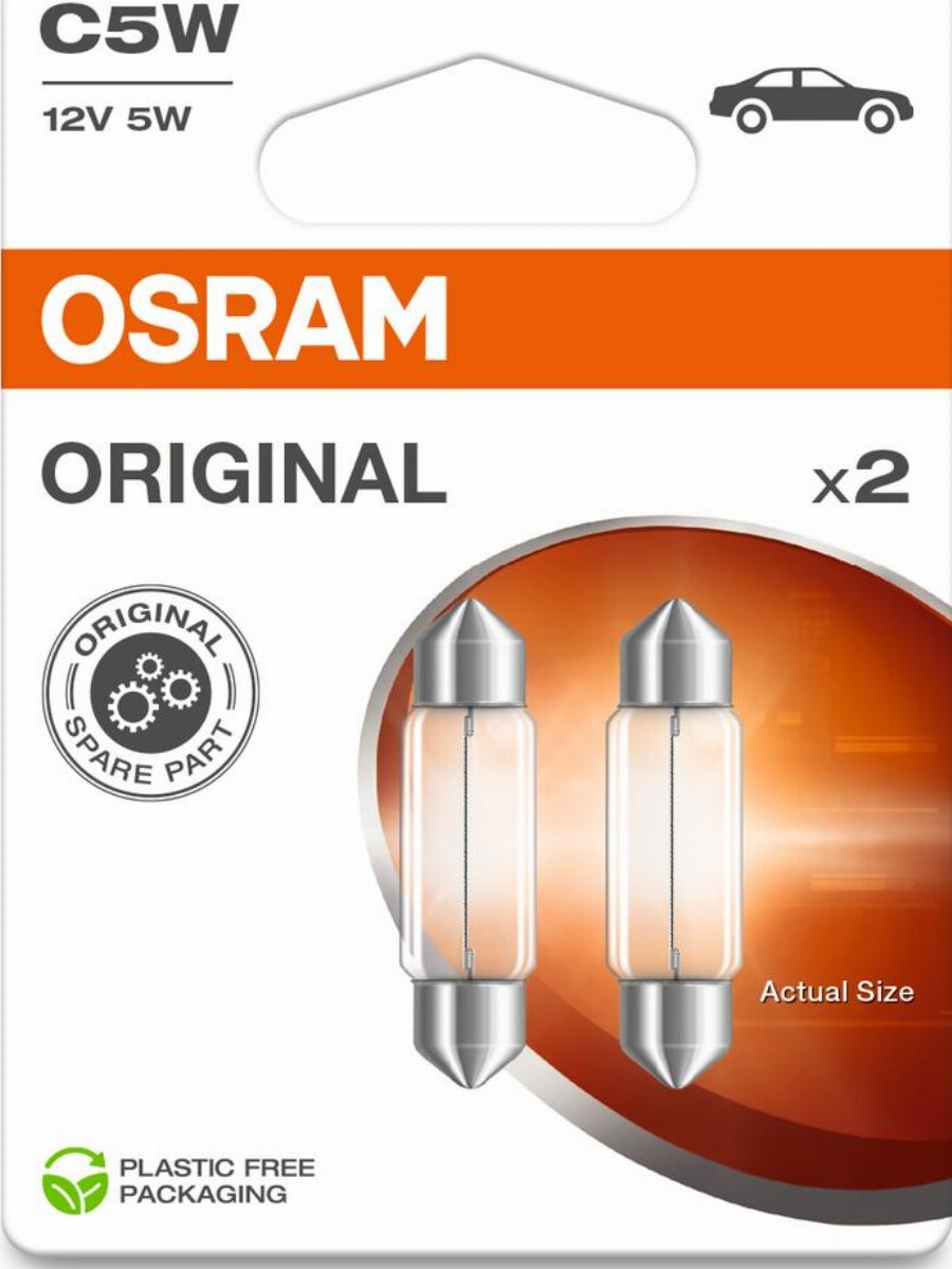 Osram 6418-2BL - Polttimo, rekisterikilvenvalo inparts.fi