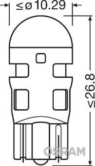 Osram 2880BL-02B - Polttimo, sisävalo inparts.fi