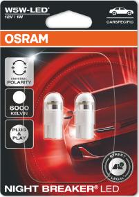 Osram 2825DWNBC-02B - Polttimo, sisävalo inparts.fi