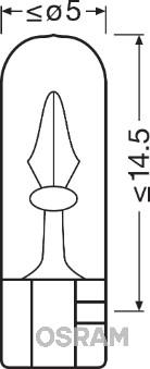 Osram 2741 - Polttimo, mittariston valo inparts.fi