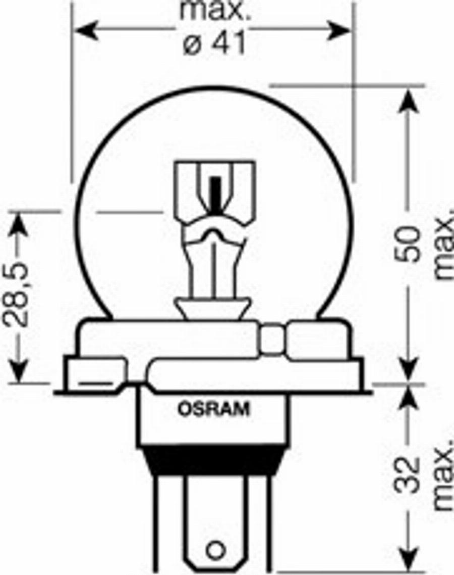 Osram 7952 - Polttimo, ajovalo inparts.fi