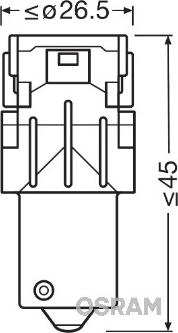 Osram 7459YE-02B - Hehkulankapolttimo, sumo / takavalo inparts.fi