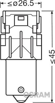 Osram 7458YE-02B - Hehkulankapolttimo, sumo / takavalo inparts.fi