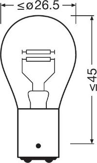 Osram 7537TSP - Polttimo, vilkkuvalo inparts.fi