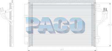 PACO 5P5485 - Lauhdutin, ilmastointilaite inparts.fi