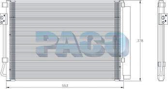 PACO 5P5480 - Lauhdutin, ilmastointilaite inparts.fi
