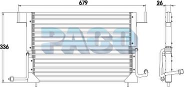 PACO CL5280 - Lauhdutin, ilmastointilaite inparts.fi