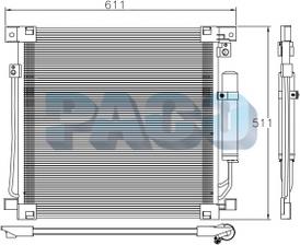 PACO MP5721/RD - Lauhdutin, ilmastointilaite inparts.fi