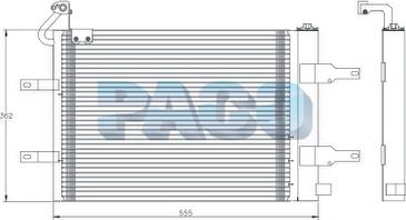 PACO PL5415 - Lauhdutin, ilmastointilaite inparts.fi