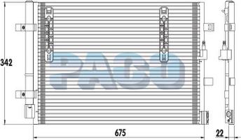 PACO PL5035/RD - Lauhdutin, ilmastointilaite inparts.fi