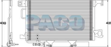 PACO PL3440/RD - Lauhdutin, ilmastointilaite inparts.fi