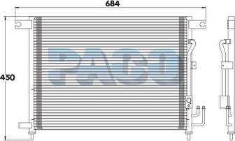 PACO PL3459 - Lauhdutin, ilmastointilaite inparts.fi