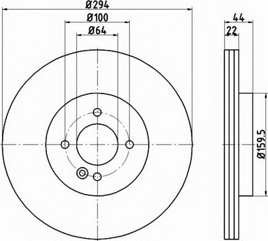 Pagid 54835PRO - Jarrulevy inparts.fi