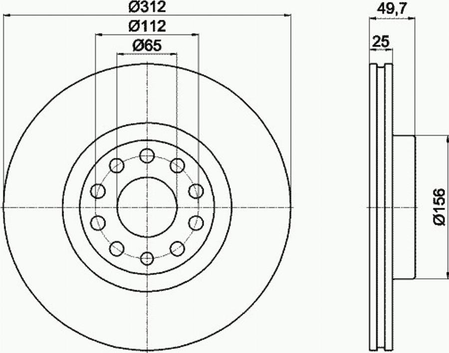 Pagid 54205PRO - Jarrulevy inparts.fi