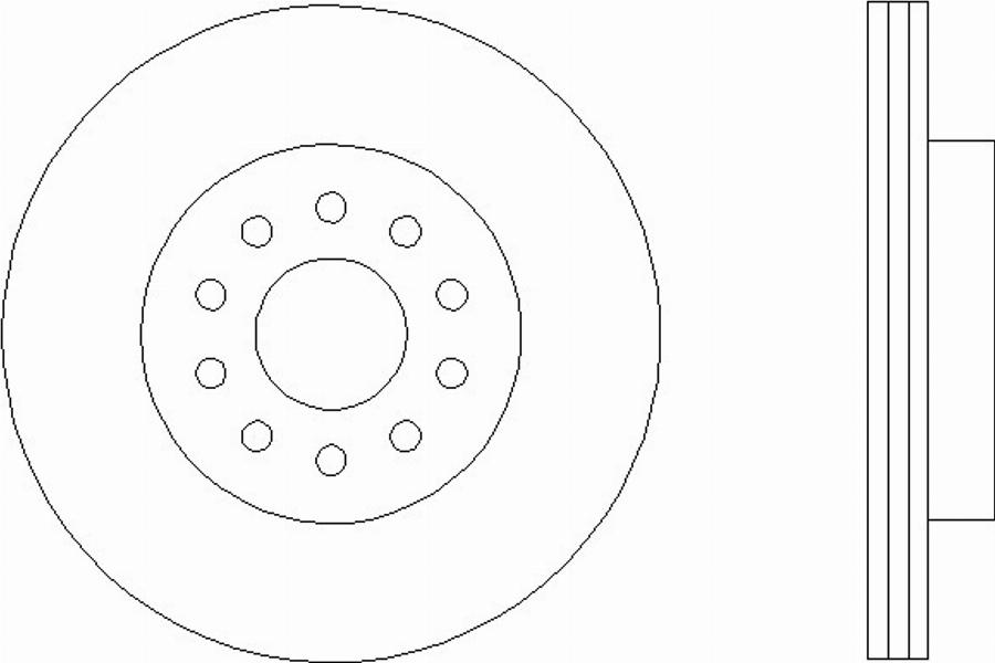 Pagid 54210PRO - Jarrulevy inparts.fi