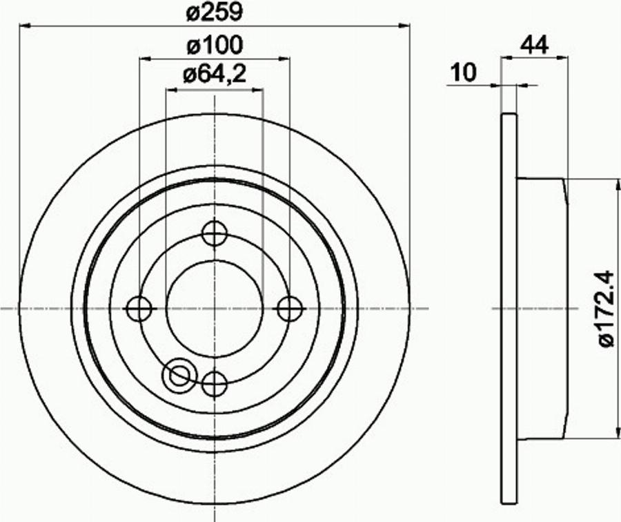 Pagid 54750PRO - Jarrulevy inparts.fi