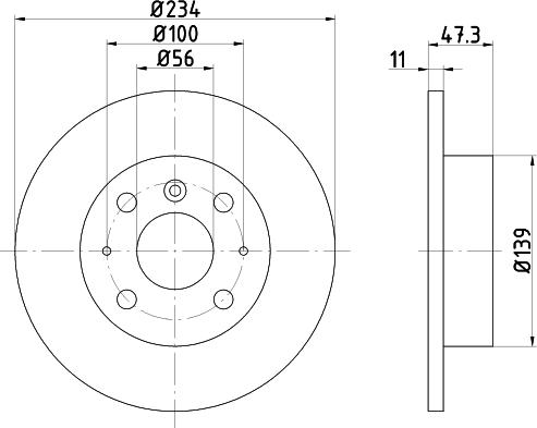 BOSCH 0 986 AB9 873 - Jarrulevy inparts.fi