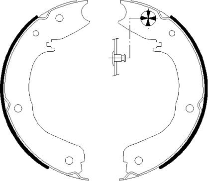 Pagid H9890 - Jarrukenkäsarja, seisontajarru inparts.fi