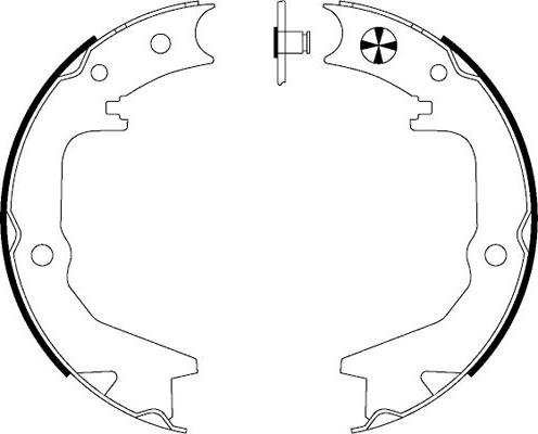 Pagid H9735 - Jarrukenkäsarja, seisontajarru inparts.fi