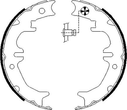 Pagid H1813 - Jarrukenkäsarja, seisontajarru inparts.fi