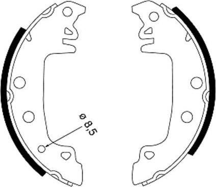 Pagid H8660 - Jarrukenkäsarja inparts.fi