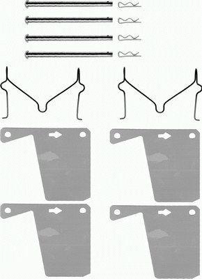 Pagid K0210 - Tarvikesarja, jarrupala inparts.fi