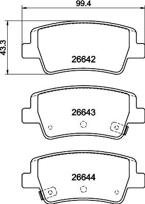 Pagid T4233 - Jarrupala, levyjarru inparts.fi