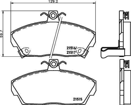 Pagid T5065 - Jarrupala, levyjarru inparts.fi