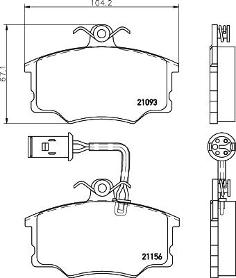 Pagid T5034 - Jarrupala, levyjarru inparts.fi