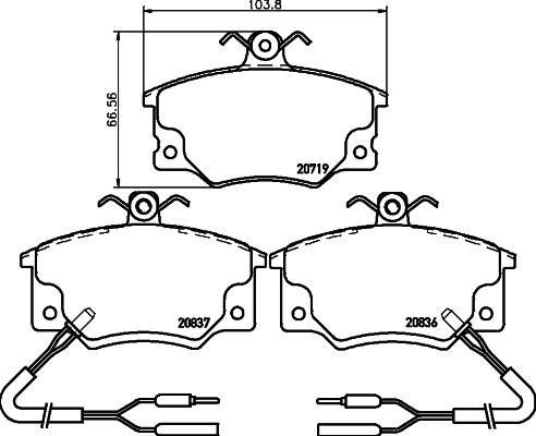 Pagid T5037 - Jarrupala, levyjarru inparts.fi