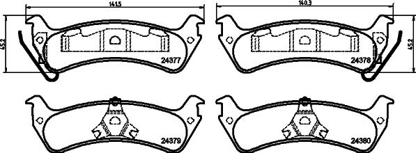 Pagid T1614 - Jarrupala, levyjarru inparts.fi