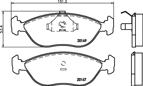 Pagid T1087 - Jarrupala, levyjarru inparts.fi