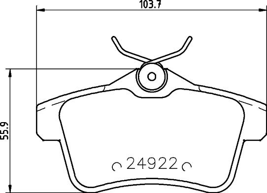 Pagid T1844 - Jarrupala, levyjarru inparts.fi