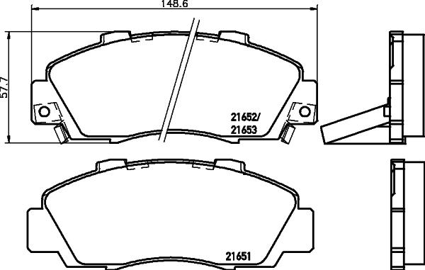 Pagid T3016 - Jarrupala, levyjarru inparts.fi