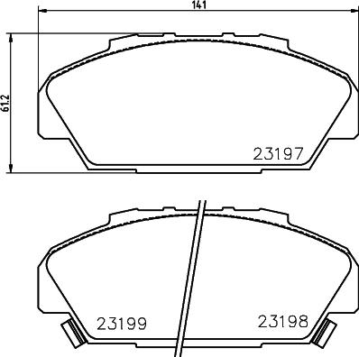 Pagid T3070 - Jarrupala, levyjarru inparts.fi