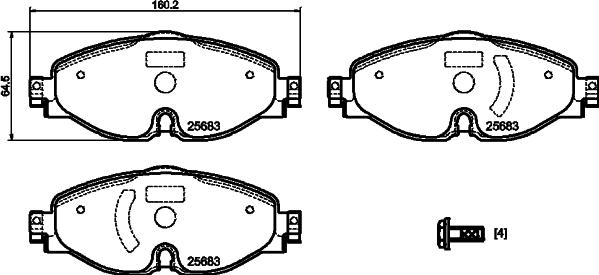 Pagid T2502 - Jarrupala, levyjarru inparts.fi