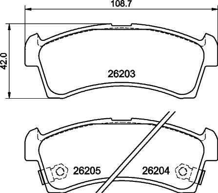 Pagid T2600 - Jarrupala, levyjarru inparts.fi