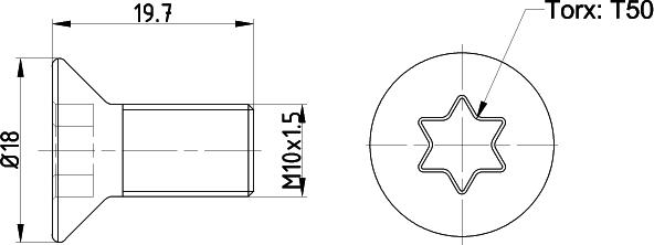 Pagid TPM0016 - Ruuvi, jarrulevy inparts.fi