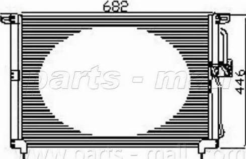 Parts-Mall PXNC1-013 - Lauhdutin, ilmastointilaite inparts.fi