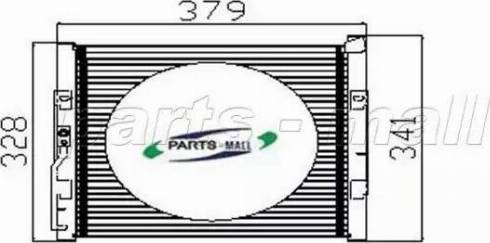 Parts-Mall PXNC2-011 - Lauhdutin, ilmastointilaite inparts.fi