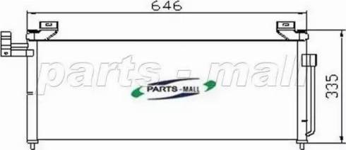 Parts-Mall PXNCH-003 - Lauhdutin, ilmastointilaite inparts.fi