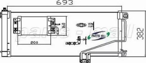 Parts-Mall PXNCR-006 - Lauhdutin, ilmastointilaite inparts.fi